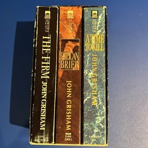 John Grisham trilogy :  The Firm, A Time to Kill and The Pelican Brief